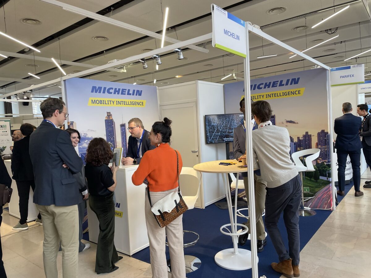 Stand MICHELIN Mobility Intelligence à l'ATEC ITS 2025